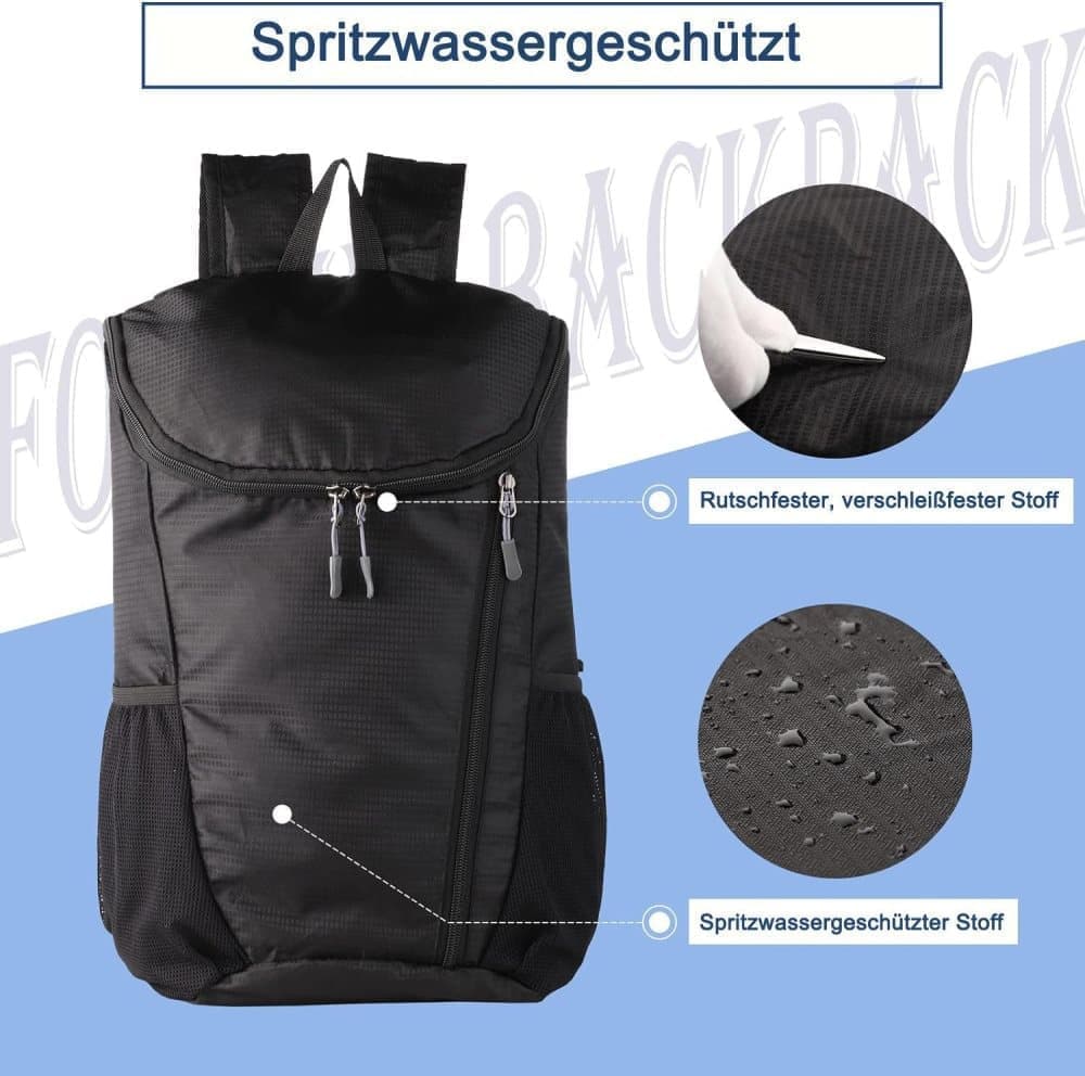 20L Lightweight Waterproof Hiking Backpack for Outdoor Use, Dark Blue V1188-MS-325-0749