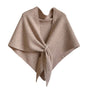 Women's Faux Cashmere Shawl Scarf Warm Extra-Long Triangular Wrap, 180 x 70 cm, Light Brown V1188-MS-325-0752