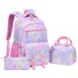 3-Piece Girls Backpack Set with Pencil Case and Lunch Bag, Pink, for Elementary & Teenage Students V1188-MS-325-0762