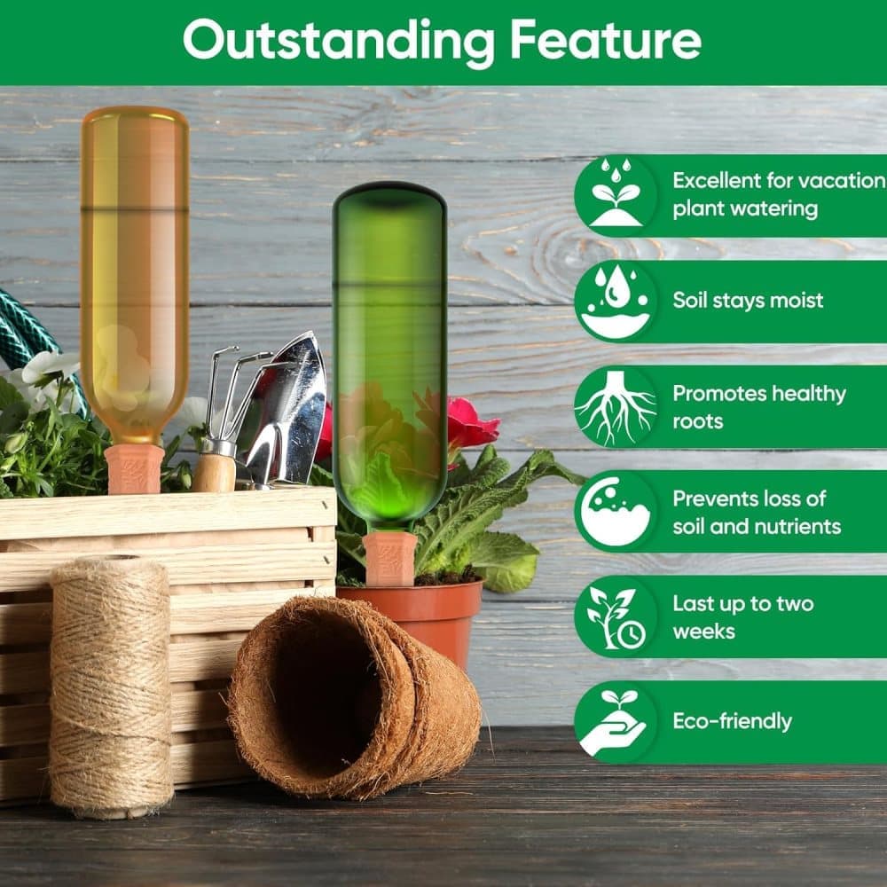 8pcs Clay Cones Watering Cones Plant Water Dispenser, 8cm V1188-MS-325-0769