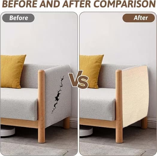 Self-adhesive cat scratching board wall and sofa protector DIY corner mat for cats, 40cm x 200cm, compatible V1188-MS-325-0775