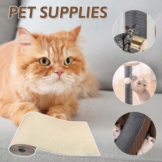 Self-adhesive cat scratching board wall and sofa protector DIY corner mat for cats, 40cm x 200cm, compatible V1188-MS-325-0775