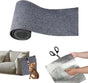 40cm x 200cm Self-Adhesive Cat Scratching Board, Wall and Sofa Protector, DIY Corner Mat for Cats, Dark Gray V1188-MS-325-0776