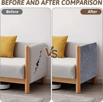 40cm x 200cm Self-Adhesive Cat Scratching Board, Wall and Sofa Protector, DIY Corner Mat for Cats, Dark Gray V1188-MS-325-0776