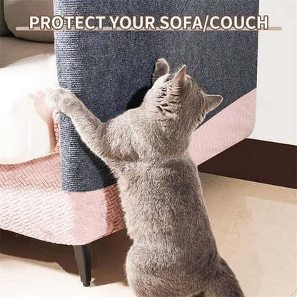 40cm x 200cm Self-Adhesive Cat Scratching Board Wall Protector for Sofa and Corners, Dark Blue DIY Cat V1188-MS-325-0777