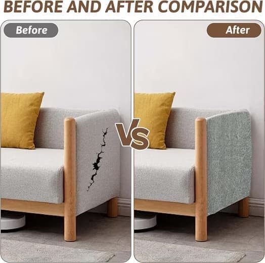 Self-Adhesive Cat Scratching Board, Wall and Sofa Protector for Cats, DIY Corner Mat, Light Gray, 40cm x 200cm V1188-MS-325-0778