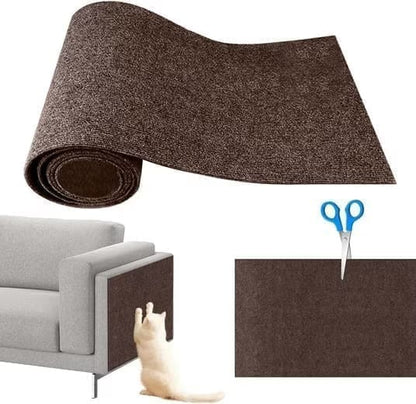 Self-Adhesive Cat Scratching Board Wall and Sofa Protector DIY Corner Mat for Cats, 40cm x 200cm, Brown V1188-MS-325-0779