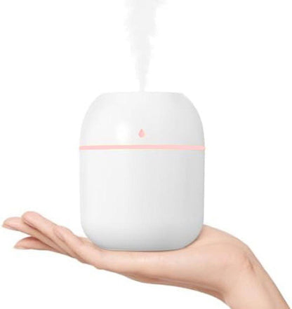 Portable Mini Humidifier 0.22L with USB, Automatic Shutoff, 2 Spray Modes for Bedroom Office and Car, White V1188-MS-325-0785