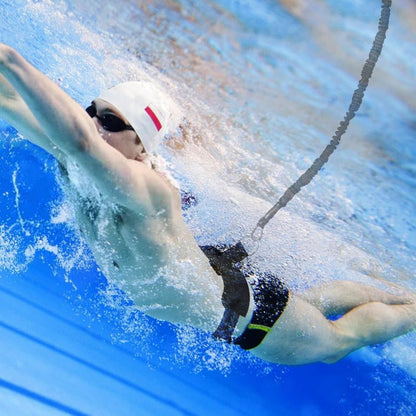 Adjustable Swim Training Belt for Adults and Children, 8-25 Feet, Compatible with Pools V1188-MS-325-0789