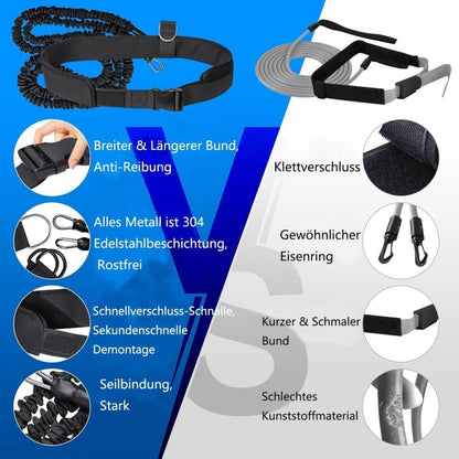 Adjustable Swim Training Belt for Adults and Children, 8-25 Feet, Compatible with Pools V1188-MS-325-0789