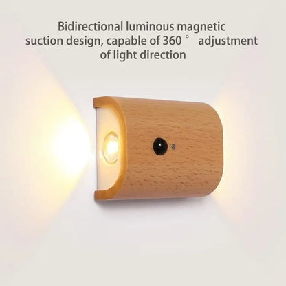 2-Pack LED Wall Lamp with Motion Sensor, Rechargeable, for Garden Fence Stairs and Patio V1188-MS-325-0790