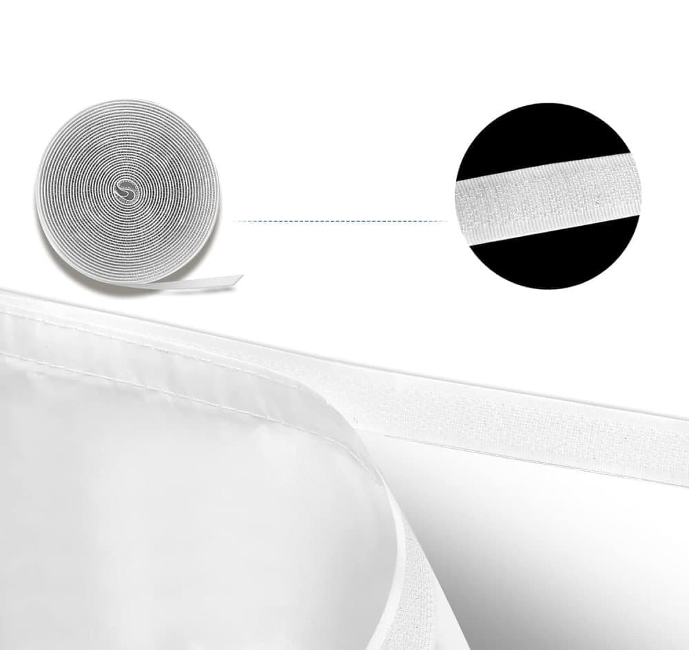 Energy-saving waterproof air conditioning door seal with zipper, easy to handle protective balcony door seal V1188-MS-325-0808