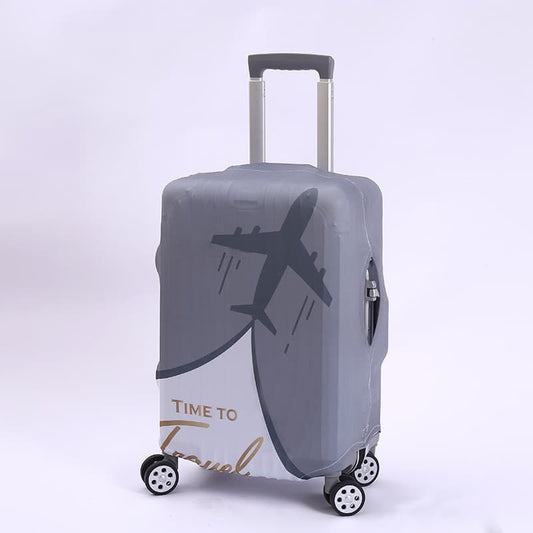 Elastic Scratch Resistant Travel Luggage Cover for Suitcase, with Gray Protective Cover, compatible with V1188-MS-325-0812