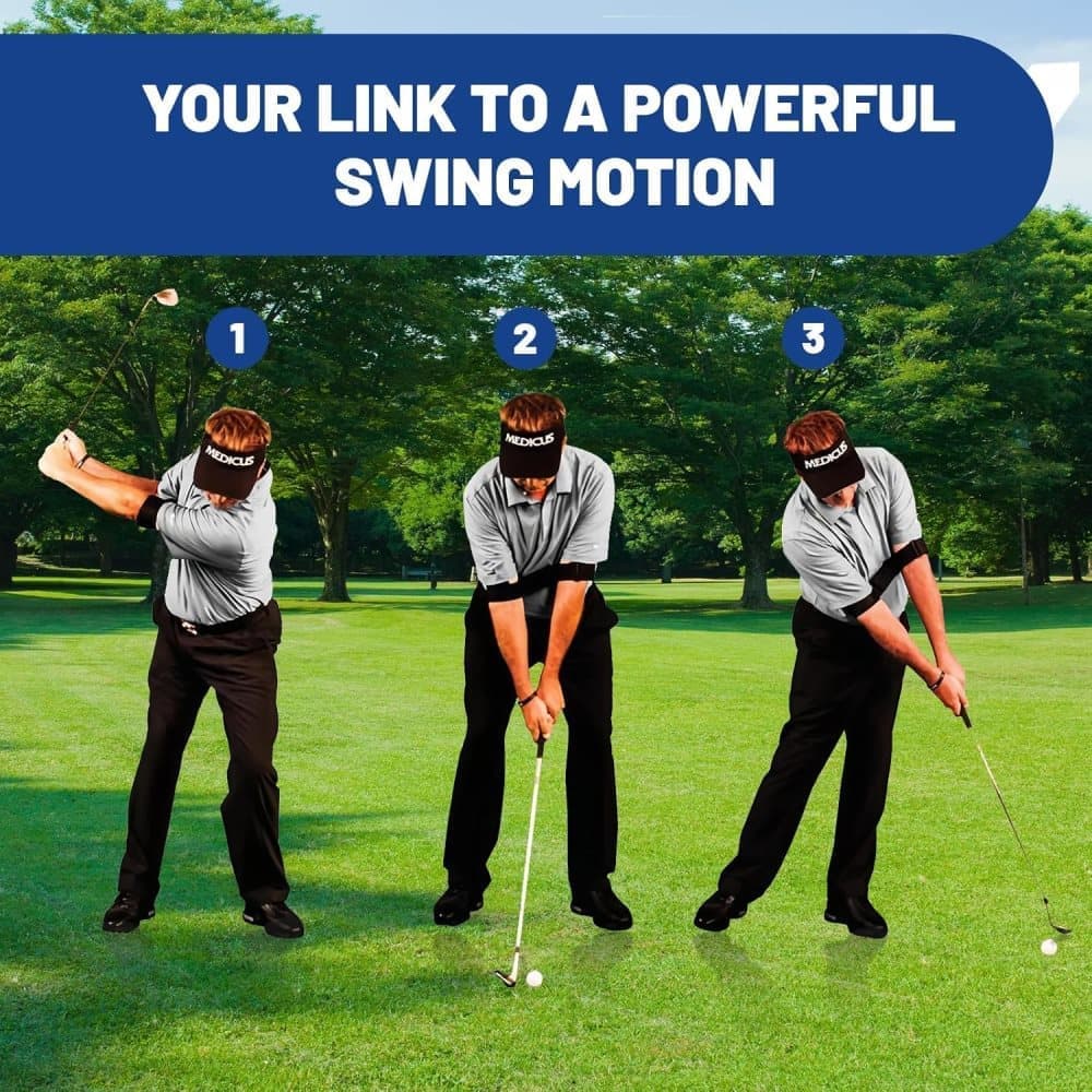 2pcs Golf Swing Training Bracelet for Posture Correction, Compatible with Golf Training Aids V1188-MS-325-0820