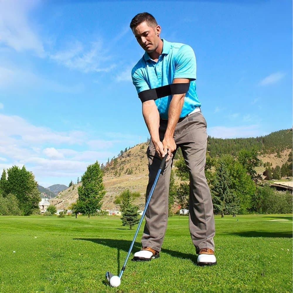 2pcs Golf Swing Training Bracelet for Posture Correction, Compatible with Golf Training Aids V1188-MS-325-0820