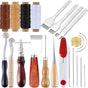 23-Piece Leather Craft Tool Set for Leatherworking, with Hand Tools V1188-MS-325-0821