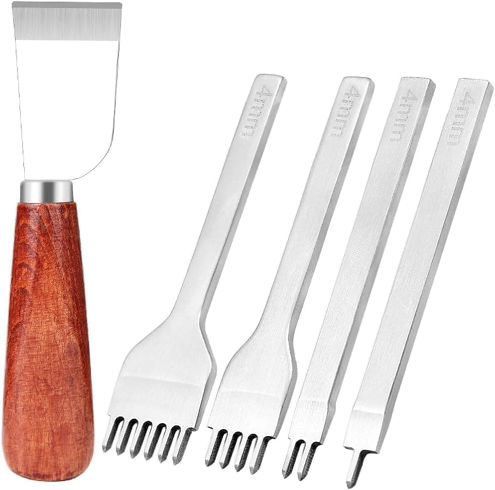 23-Piece Leather Craft Tool Set for Leatherworking, with Hand Tools V1188-MS-325-0821