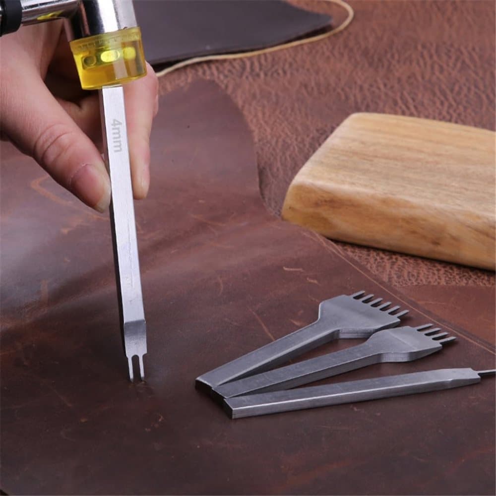 23-Piece Leather Craft Tool Set for Leatherworking, with Hand Tools V1188-MS-325-0821