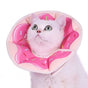 1 Adjustable Protective Collar for Cats and Dogs with Velcro, Compatible with Cats, M, Pink V1188-MS-325-0831