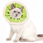 Adjustable Protective Collar for Cats and Dogs with Velcro, M, Green V1188-MS-325-0832