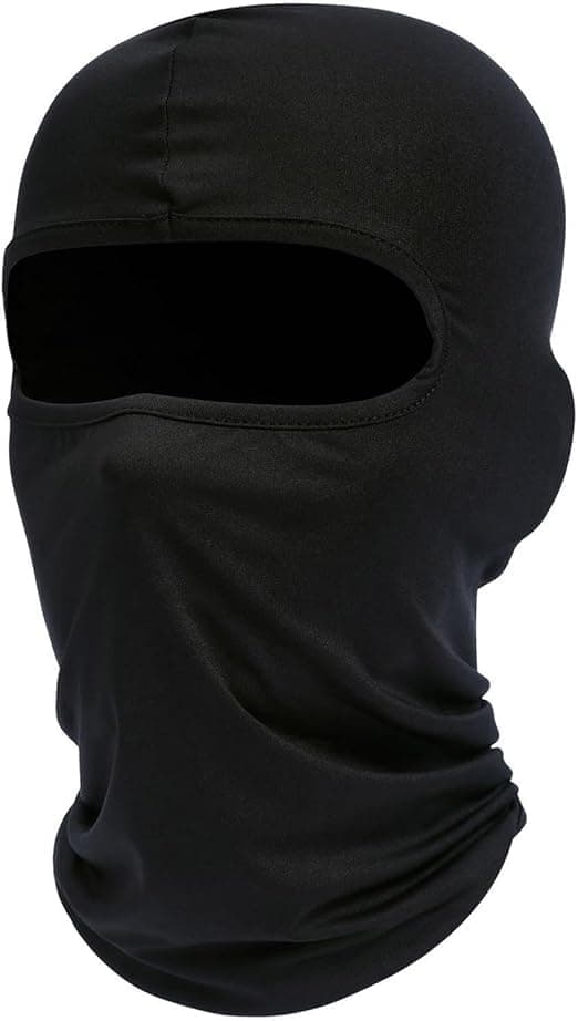 1-Pack Black Balaclava Ski Mask MC Hood V1188-MS-325-0842