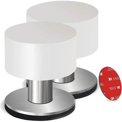 2-Pack Stainless Steel Self-Adhesive Door Stop, fits all doors V1188-MS-325-0843