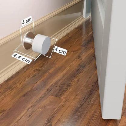 2-Pack Stainless Steel Self-Adhesive Door Stop, fits all doors V1188-MS-325-0843