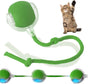 Interactive Cat Toy Ball Electronic Automatic with 3 Modes, Compatible with Cats, Green V1188-MS-325-0844