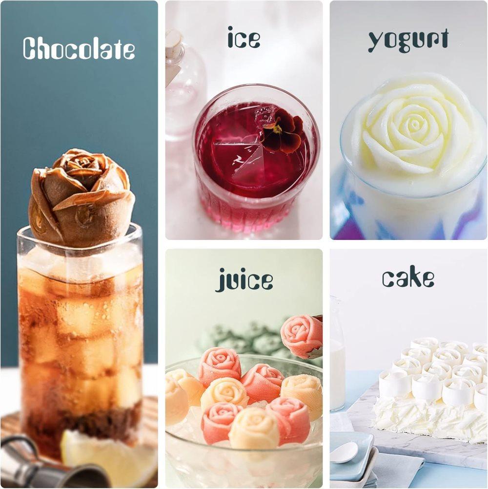 1 piece BPA-free reusable ice cube tray with lid for round ice balls, 6 compartment V1188-MS-325-0857