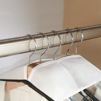 3-Pack Transparent Dustproof Garment Storage Bags with Zipper for Wardrobe, PEVA, 60 x 25 x 130cm V1188-MS-325-0889