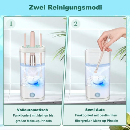 Electric Makeup Brush Cleaner, Fully Automatic Deep Cleaning, Portable Beauty Cleaner, Fits Multiple Brush V1188-MS-325-0903