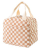 Insulated Corduroy Lunch Bag Cooler Leak-proof for Picnics and Work, 26cm V1188-MS-325-0908