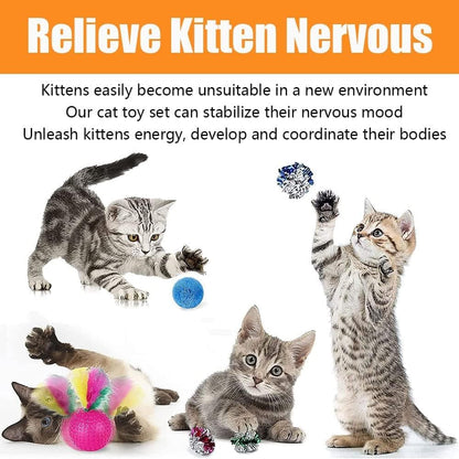 21 Piece Cat Toys for Kittens and Cats V1188-MS-325-0910