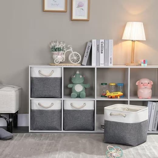 33 Storage Basket Cube for Clothes and Toys, 33x33x33 cm, Perfect for Home Use V1188-MS-325-0911