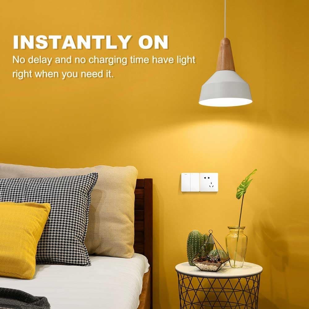 Rechargeable LED Bulb with 3 Color Temperatures 3000-6500K, Dimmable, Timer and Remote Control, E27 Lamp V1188-MS-325-0932