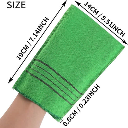12 pcs Exfoliating Washcloth Scrub Glove Towel for Dead Skin Removal, one size V1188-MS-325-0933