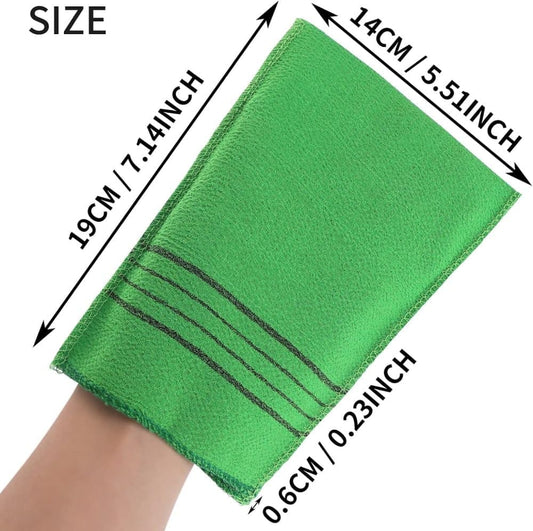 12 pcs Exfoliating Washcloth Scrub Glove Towel for Dead Skin Removal, one size V1188-MS-325-0933