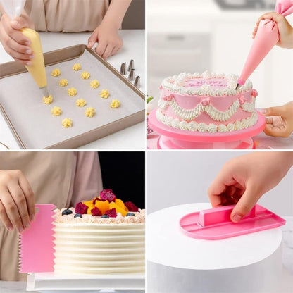40-Piece Piping Bag Set with Nozzles for Cake Decorating, Pastry, and Desserts V1188-MS-325-0935