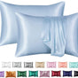 2-Pack Satin Pillowcase, Light Blue, 50 x 75cm V1188-MS-325-0942