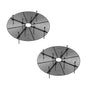 2-Pack Waterproof Cuttable Pot Covers, Prevents Pets from Digging, Compatible with Indoor and Outdoor V1188-MS-325-0969