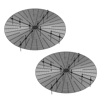 2-Pack Waterproof Cuttable Pot Covers for Indoor and Outdoor Gardens, Prevents Pets from Digging, Black, L V1188-MS-325-0973