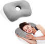 Microfiber Pillow with Ear Holes for Side Sleepers, Comfortable Perforated Design V1188-MS-325-0979