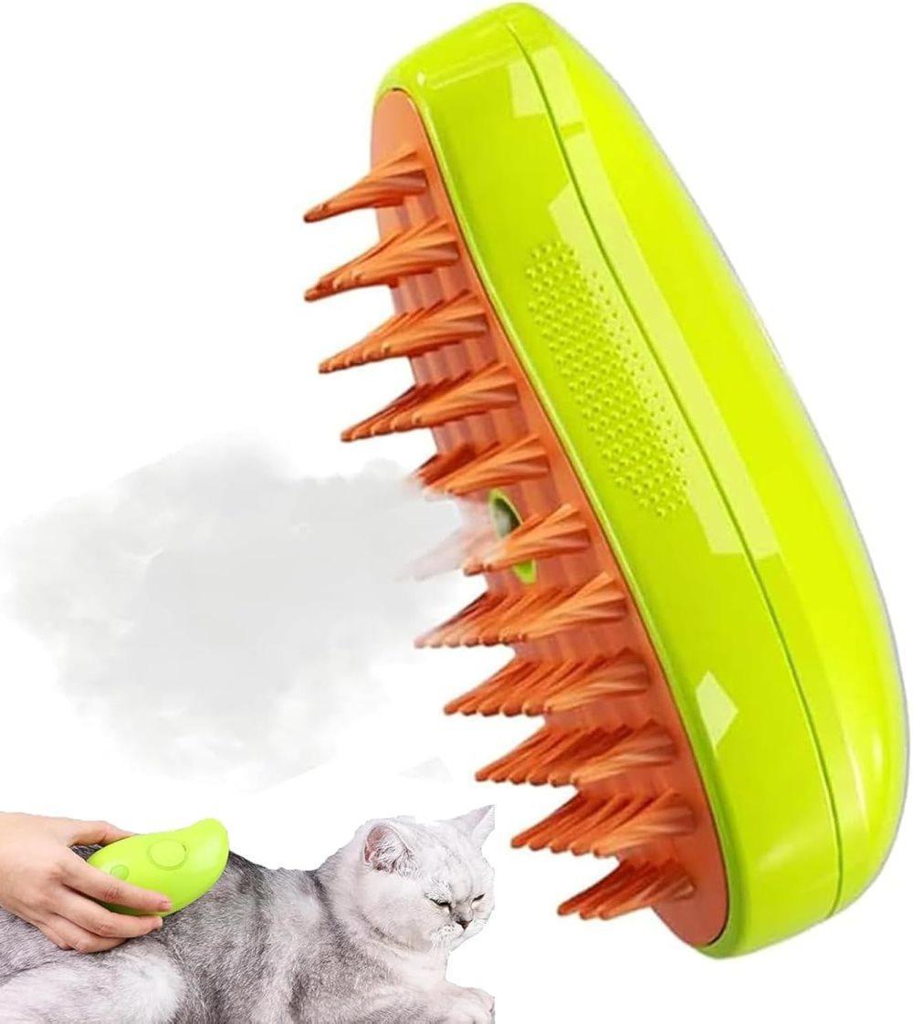Pet Brush for Cats and Dogs, Green, Compatible with Oral-B and Braun V1188-MS-325-0982