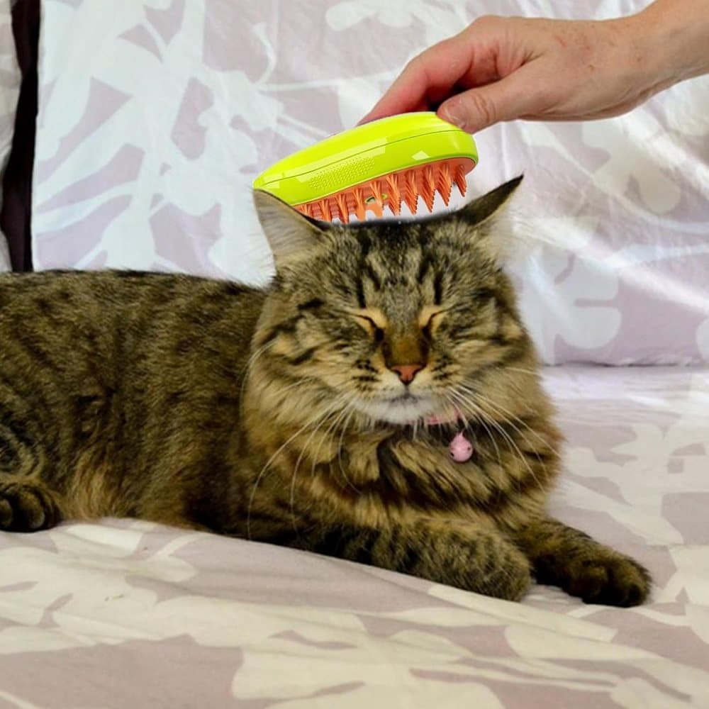 Pet Brush for Cats and Dogs, Yellow, Compatible with All Pets V1188-MS-325-0983
