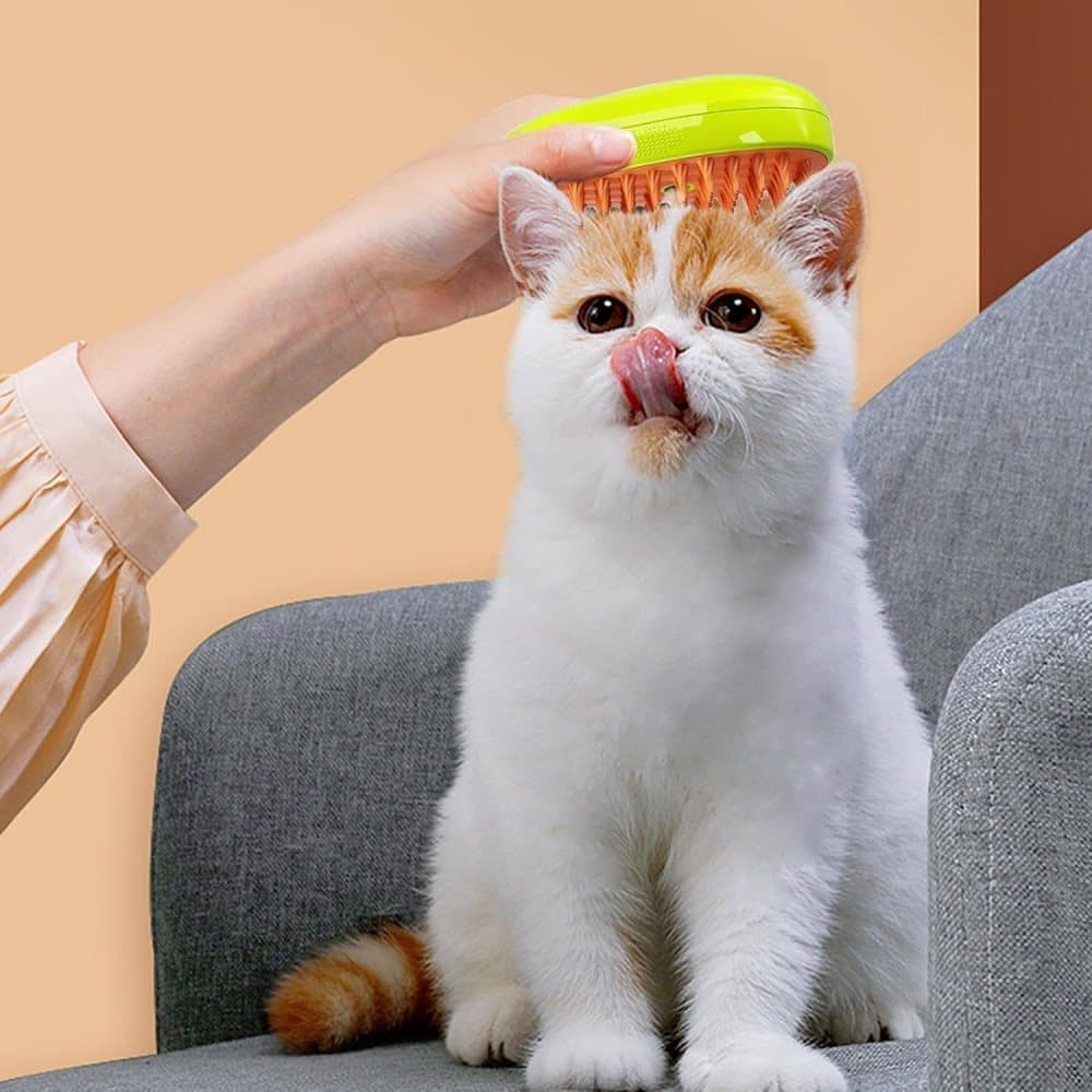 Pet Brush for Cats and Dogs, Yellow, Compatible with All Pets V1188-MS-325-0983