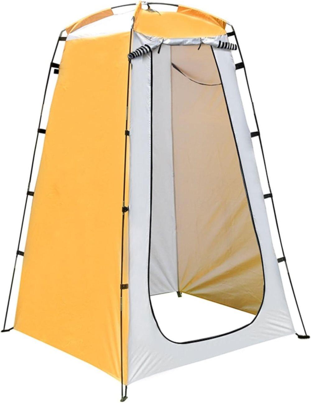 Pop-up Tent Changing Room 120x120x190 cm, Foldable Outdoor Camping Shelter with Inner Pocket, Multicolored V1188-MS-325-0986