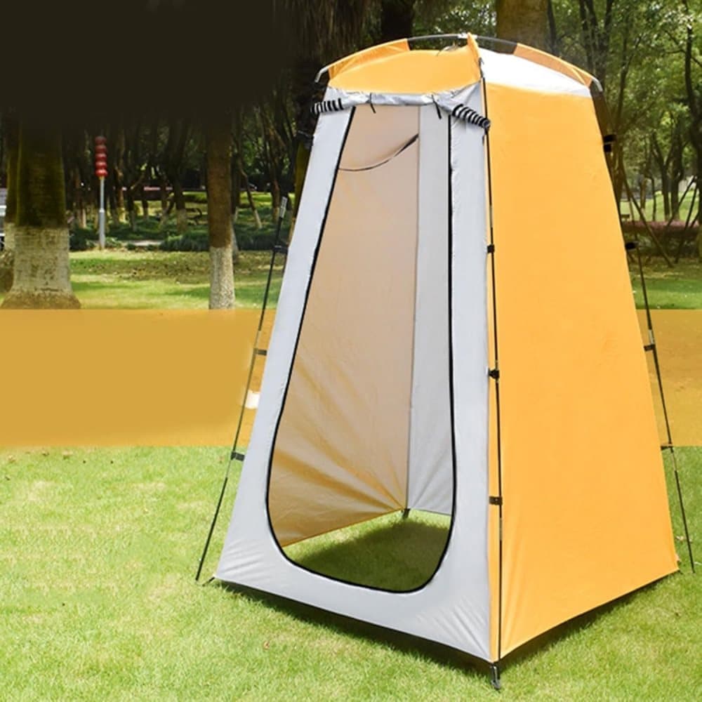 Pop-up Tent Changing Room 120x120x190 cm, Foldable Outdoor Camping Shelter with Inner Pocket, Multicolored V1188-MS-325-0986
