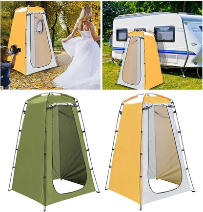 Pop-up Tent Changing Room 120x120x190 cm, Foldable Outdoor Camping Shelter with Inner Pocket, Multicolored V1188-MS-325-0986