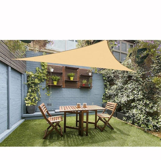 3X5M Waterproof UV Protective Sun Sail for Garden Terrace Pool and Camping, Light Orange, with Compatible V1188-MS-325-0991