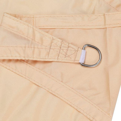 3m x 3m Waterproof UV Protective Sun Sail for Garden Terrace Pool and Camping, Light Orange V1188-MS-325-0996